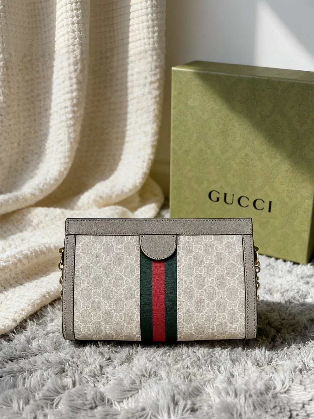GUCCI Ophidia GG small shoulder bag
